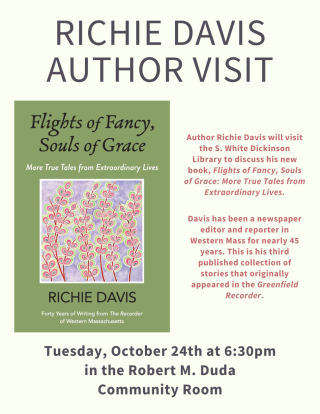 Book Reading Flights of Fancy, Souls of Grace with Richie Davis Tuesday October 24 6:30PM