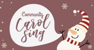 Community Carol Sing Sunday December 16th at 1:00pm